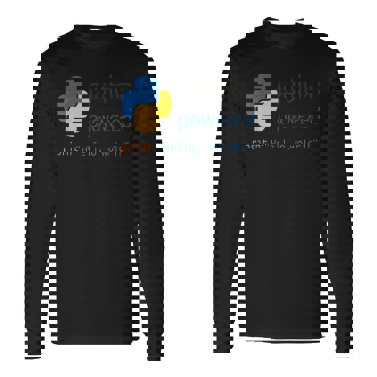 Pythonプログラマーティーコンピューター開発者 長袖Tシャツ