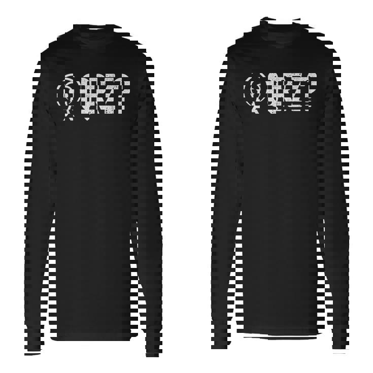 Qrzアマチュア無線 長袖Tシャツ