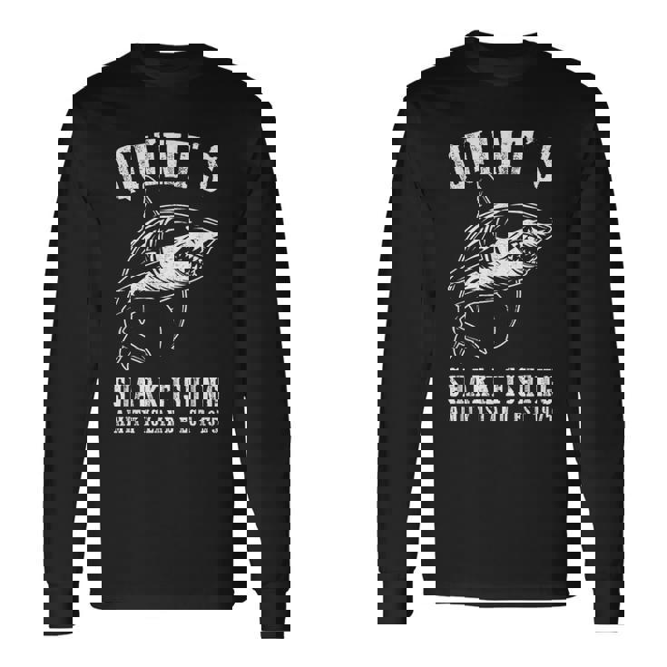 Quints Awesome Ocean Animals Vintage Apparel Shark Fishing Long Sleeve T-Shirt Gifts ideas