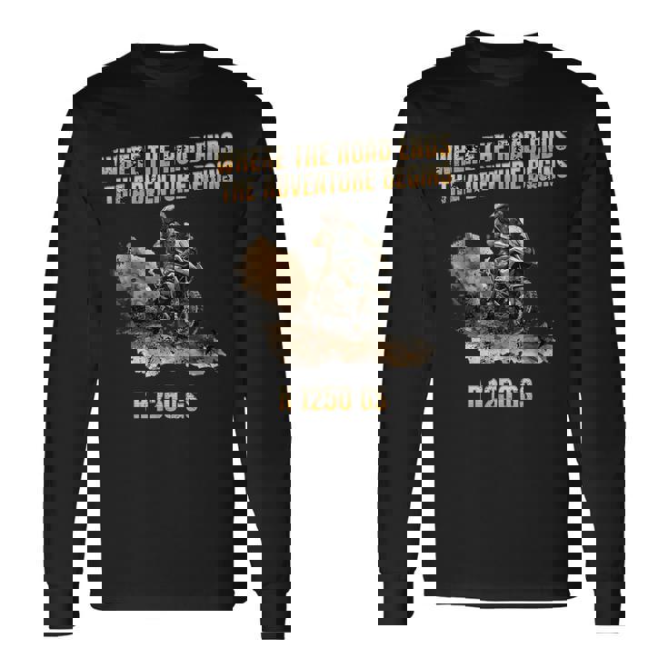 R 1250 Gs アドベンチャー バイク 長袖Tシャツ