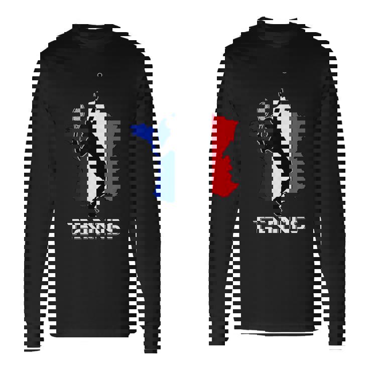 Racketports Coach フランス国旗 チーム フランス テニス 長袖Tシャツ