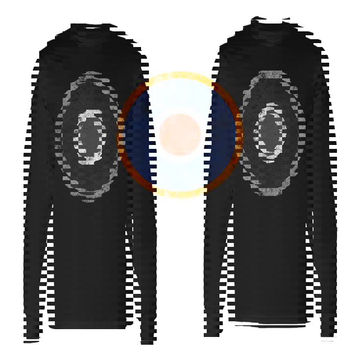 Raf Type C1 ラウンデル ロイヤル空軍 C1 第一次世界大戦 ラウンデル 長袖Tシャツ