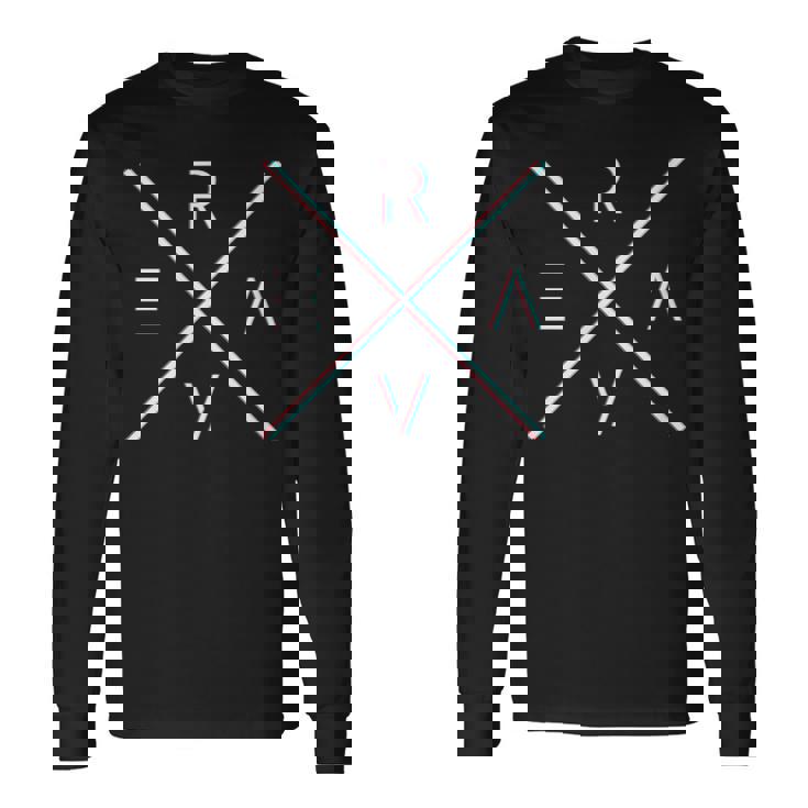 Rave House Music Goa Techno Festival Acid Ohm 長袖Tシャツ