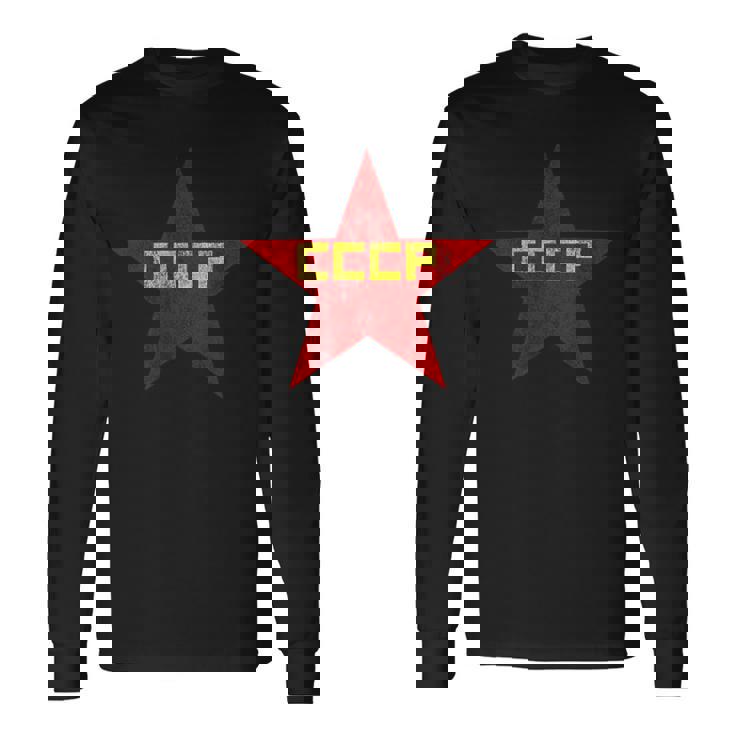 Redtar Cccp ソ連共産主義 ロシア・ソ連 長袖Tシャツ ギフトのアイデア