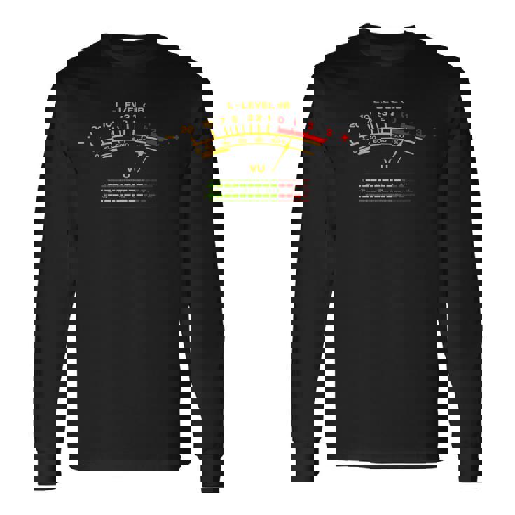 Retrou Meterintage Hi-Fi Audiotereo Musicound 長袖Tシャツ