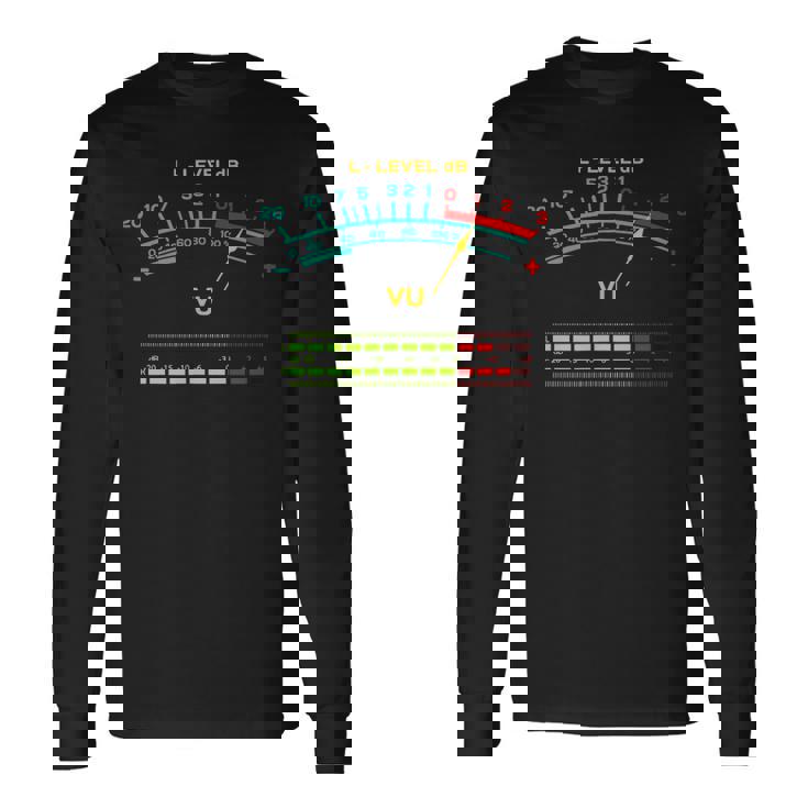 Retrou Meterintage Hi-Fi Audiotereo Musicound 長袖Tシャツ