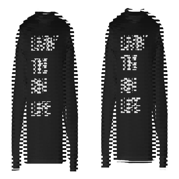 Rin の人生を生きている Rin 長袖Tシャツ