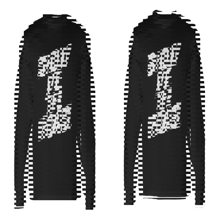 Roas広告マネージャーの広告費用対効果商品を表示する 長袖Tシャツ