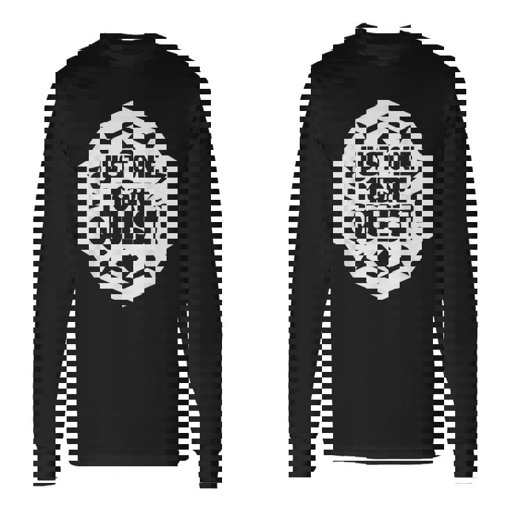 Rpg愛好家のためのjust One More Quest Gamer 長袖Tシャツ