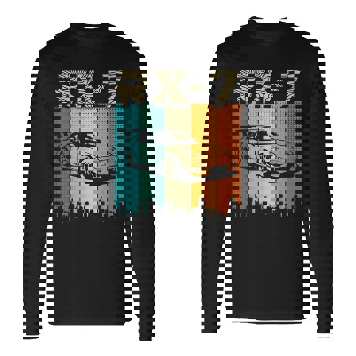 Rx-7 Jdm Japan モータースポーツ エフィニ日本スポーツカー ヴィンテージ 長袖Tシャツ