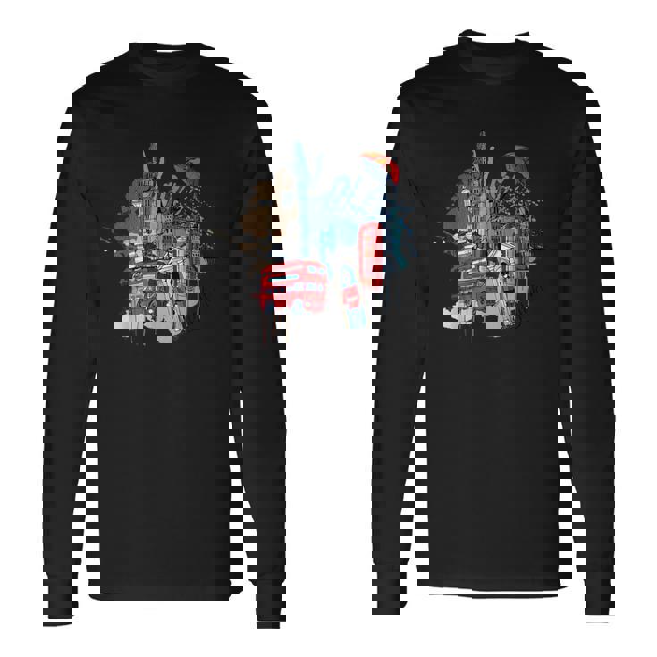 S Gráficas Geniales De Londres Camiseta de manga larga