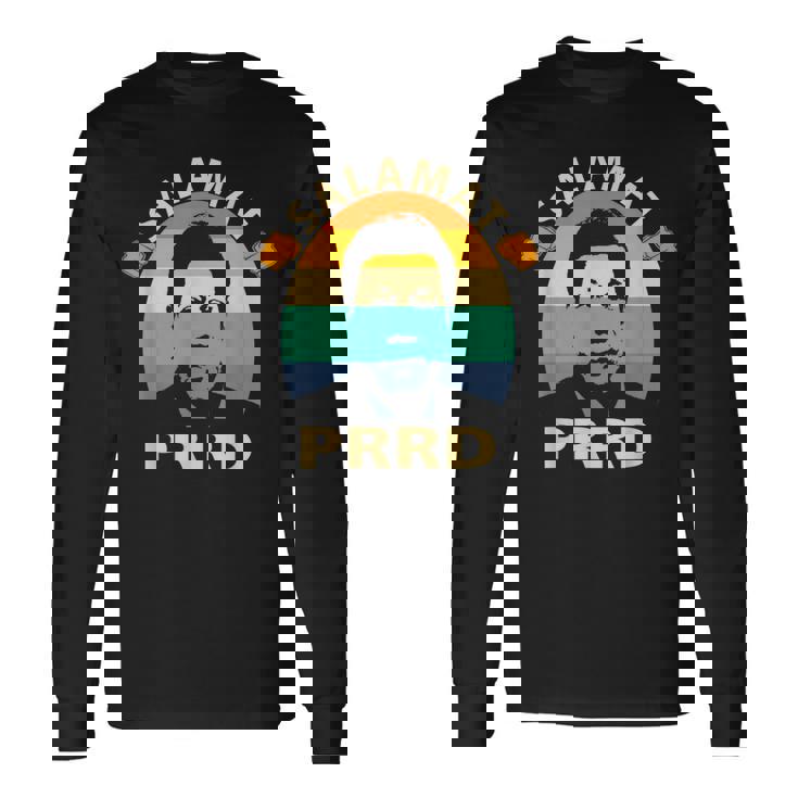 Salamat Prrd フィリピン ディゴン・ドゥテルテ大統領 ありがとう 長袖Tシャツ