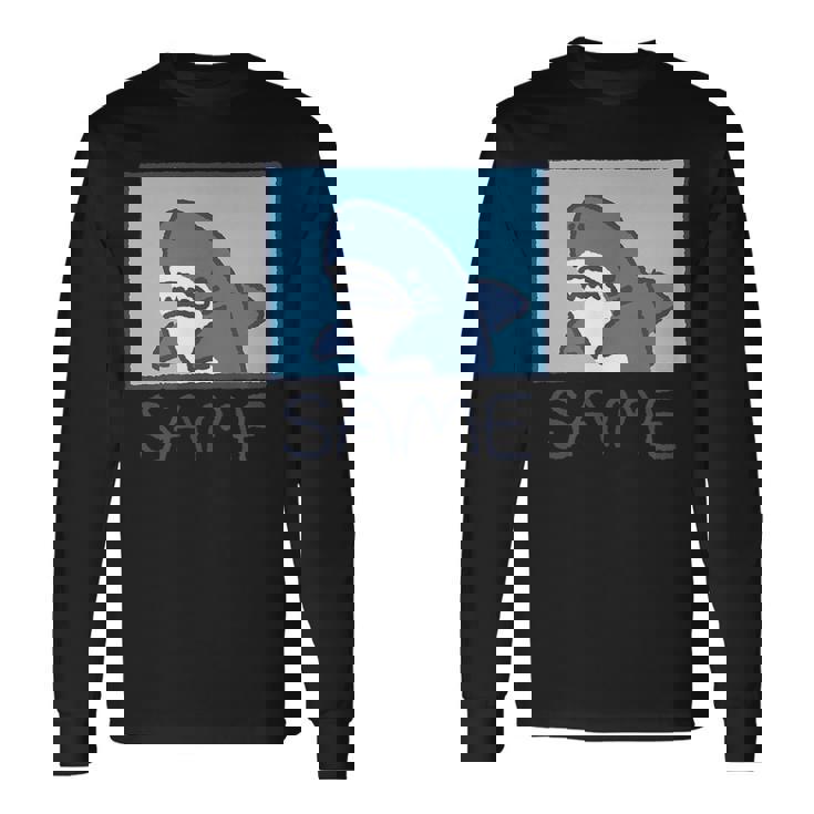 Same-サメ- 長袖Tシャツ