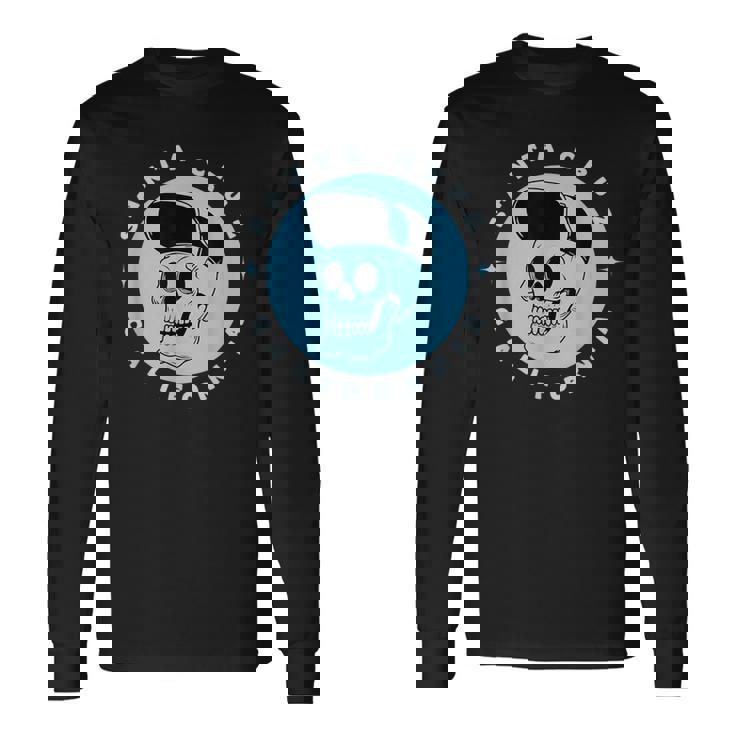 Santa Cruz California レトロ 80年代スケータースケルトン 長袖Tシャツ