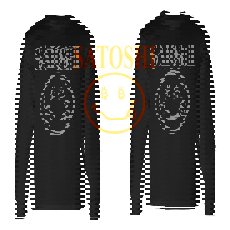 Satoshi Btc-Hodl ジャック 長袖Tシャツ