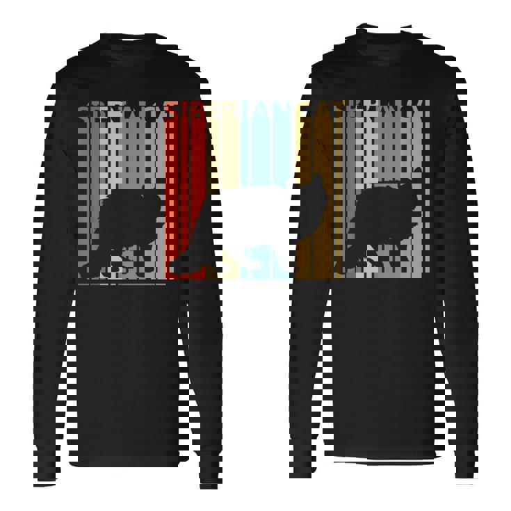 Siberian Cat サイベリアン 長袖Tシャツ