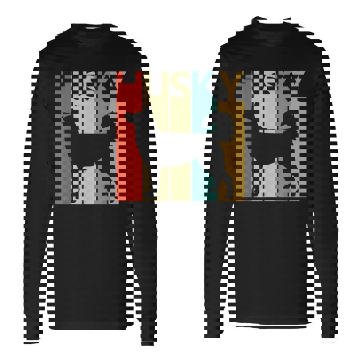 Siberian Husky シベリアン・ハスキー 長袖Tシャツ ギフトのアイデア