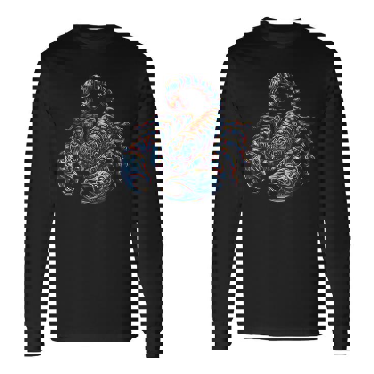 Signe Astrologiquecorpion Astrologie Horoscopecorpion T-shirt à manches longues