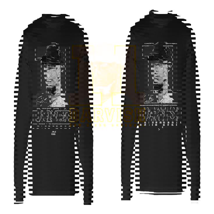 Silhouette Yu Darvishan Diego Mlbpa 長袖Tシャツ