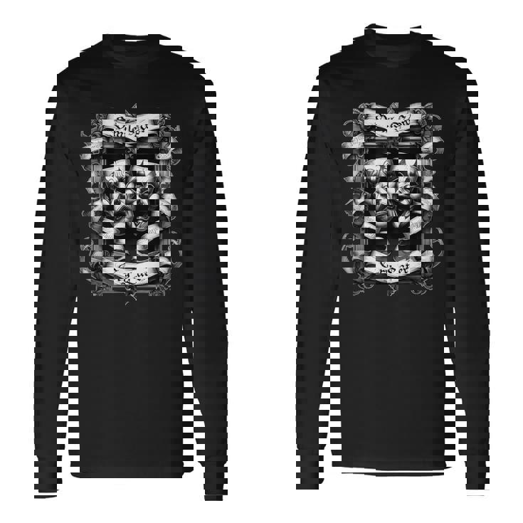 Smile Now Cry Later チョロチカーノ ゴシックアート ローライダー 長袖Tシャツ ギフトのアイデア