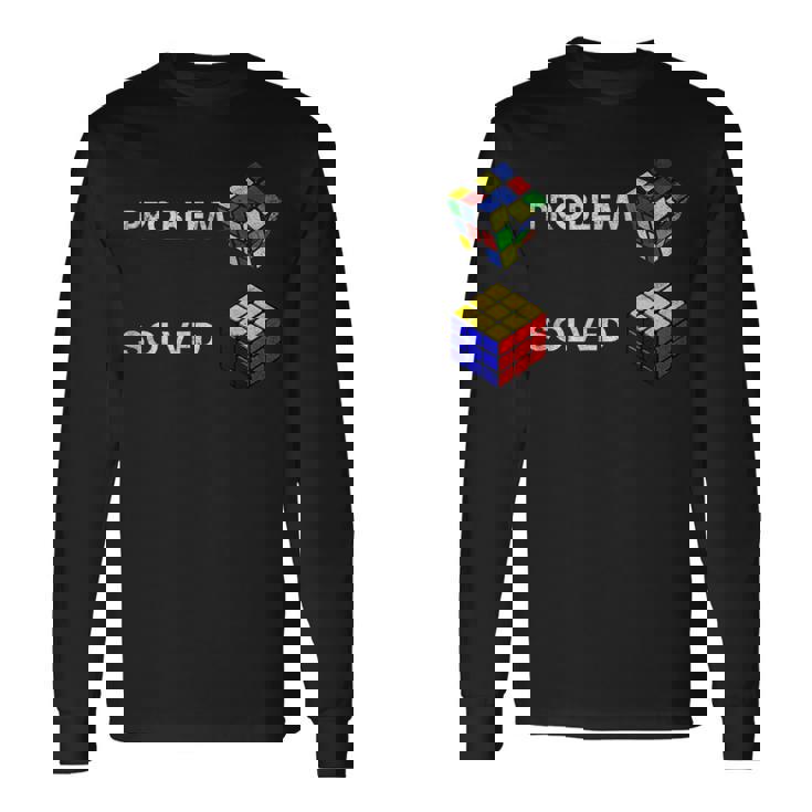 Speed Cubing Master パズル 3X3 算数キューブゲーム ルービックキューブ 長袖Tシャツ