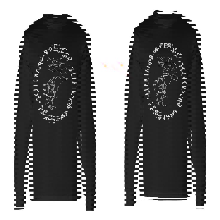 Sr-71 Bird-Skunk Works 長袖Tシャツ