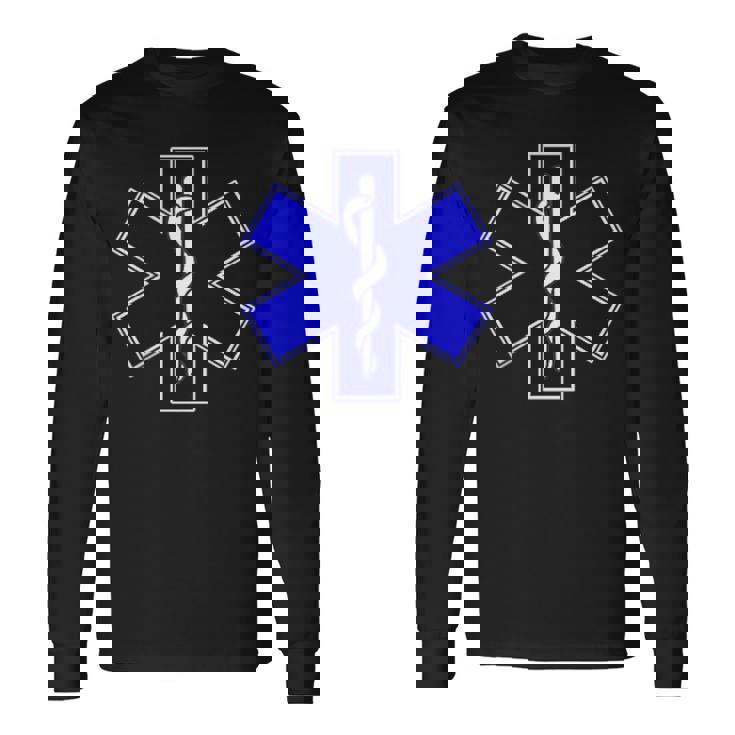 Star Of Life Rod Of Asclepius Emt Ems パラメディック メディック 長袖Tシャツ ギフトのアイデア