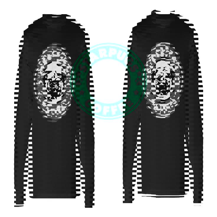 Starpugs コーヒーパグ 犬好き ギフト 長袖Tシャツ