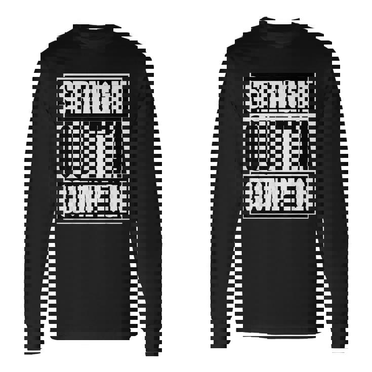 Straight Out Of Compton ファニーグラフィック 長袖Tシャツ