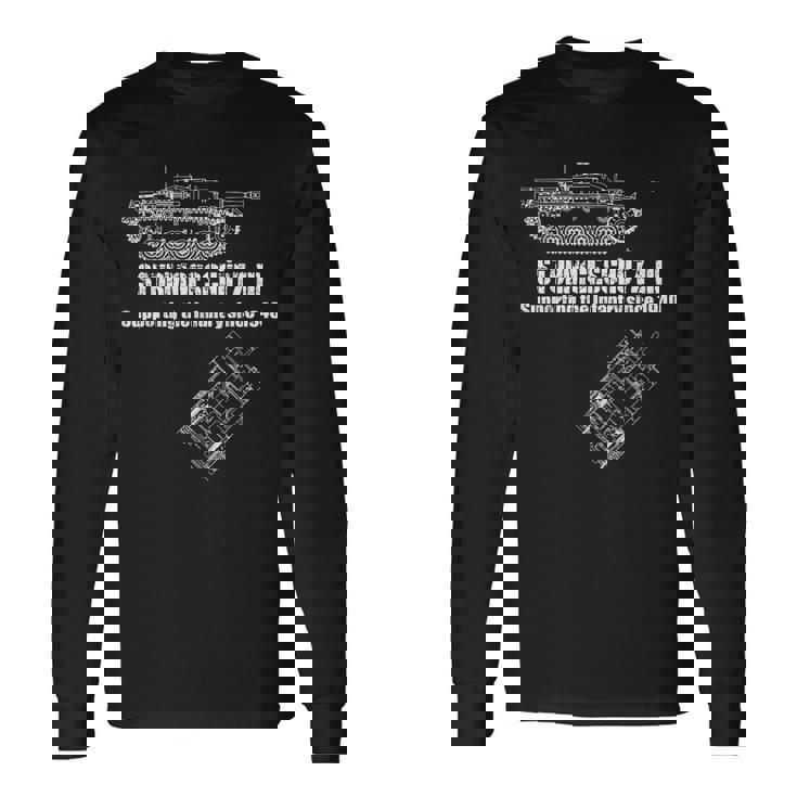 Sturmgeschutz Iiitug3ドイツ軍wehrmacht突撃砲 長袖Tシャツ