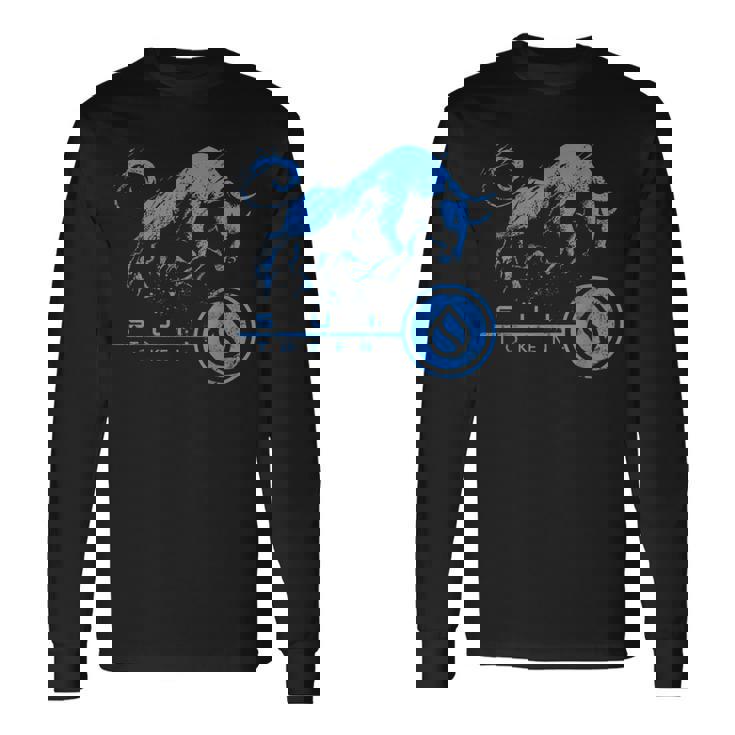 Suiコイン暗号ブルランhodlブロックチェーンで億万長者になる 長袖Tシャツ