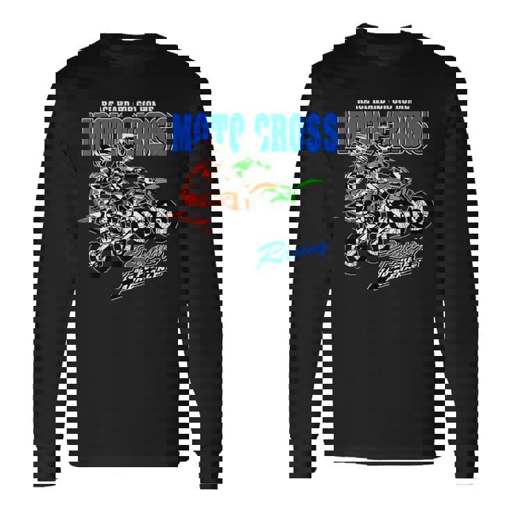 Supercross キッズ モトクロス 長袖Tシャツ