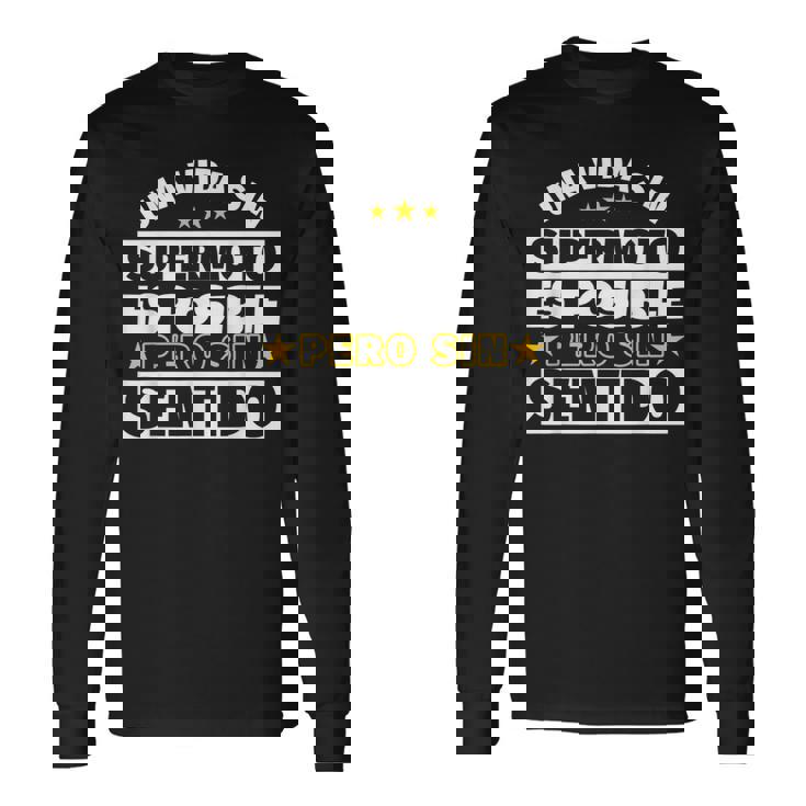 Supermoto Regalo Gracioso Camiseta de manga larga