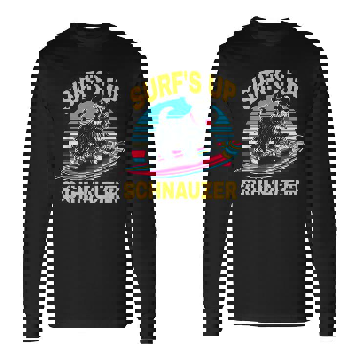 Surf Upchnauzer ファニーグラフィックtシャツ 長袖Tシャツ