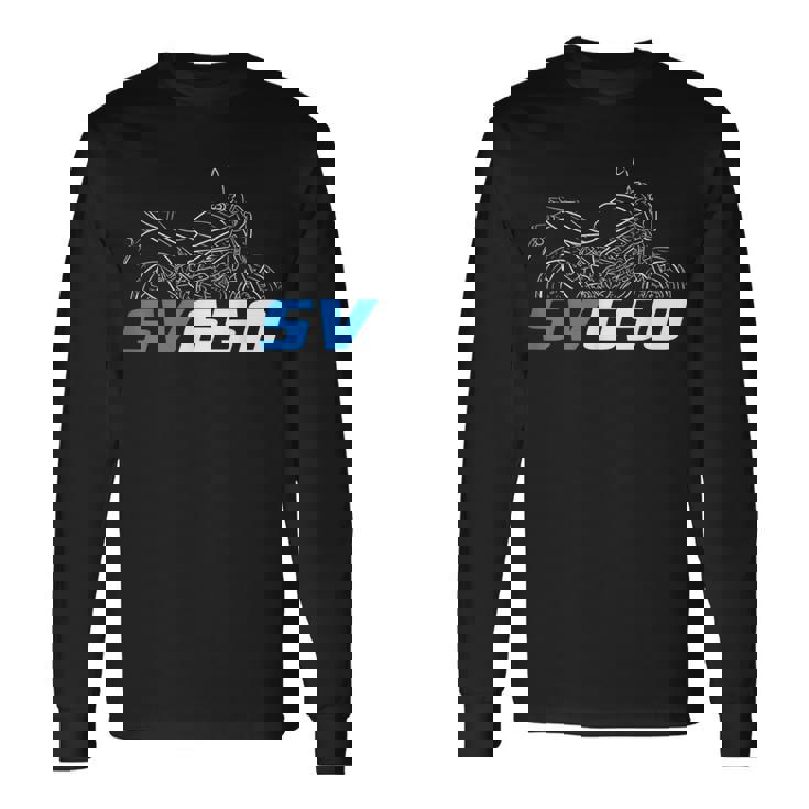 Sv650 2016-2025 ストリートバイクライダー、オートバイ用。 長袖Tシャツ
