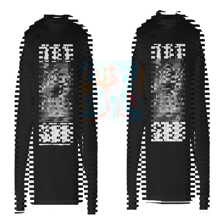 Ta Ta Taahur-イタリアのブレインロットミーム 長袖Tシャツ