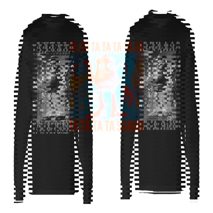 Ta Ta Taahur ティーポット Ai モンスター イタリアン ブレイン ロット キッズ 男の子 長袖Tシャツ