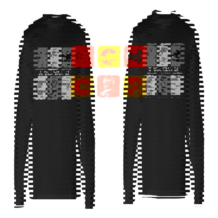 Take Down The Ccp 反共産主義者 中国 プロ アメリカ 愛国 長袖Tシャツ