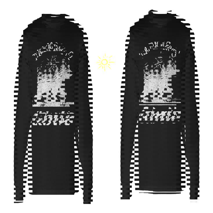 Take Me Back To Colombia ビンテージ コロンビア バケーション 長袖Tシャツ