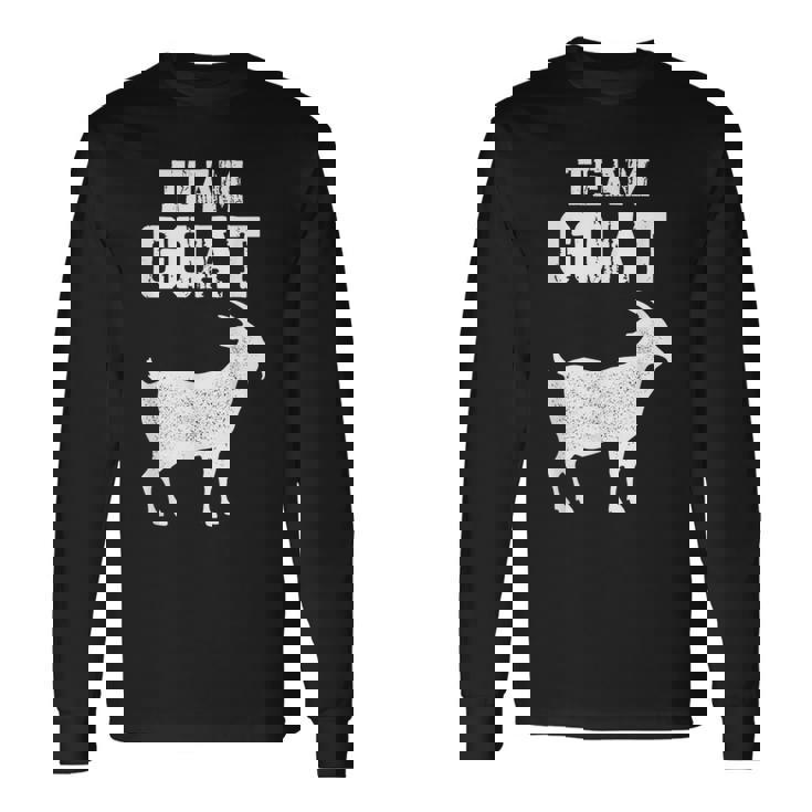 Team Goat Farm 動物 ヤギ好き 長袖Tシャツ ギフトのアイデア