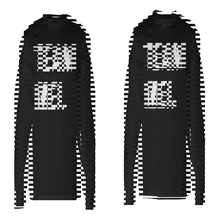Team Mei 名前 長袖Tシャツ