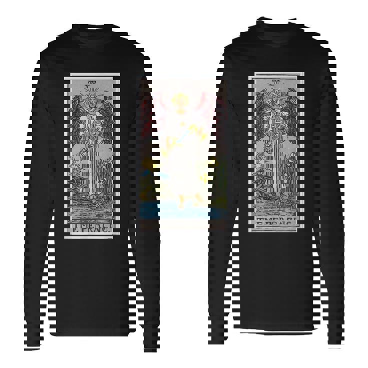 The Temperance タロットカード 長袖Tシャツ
