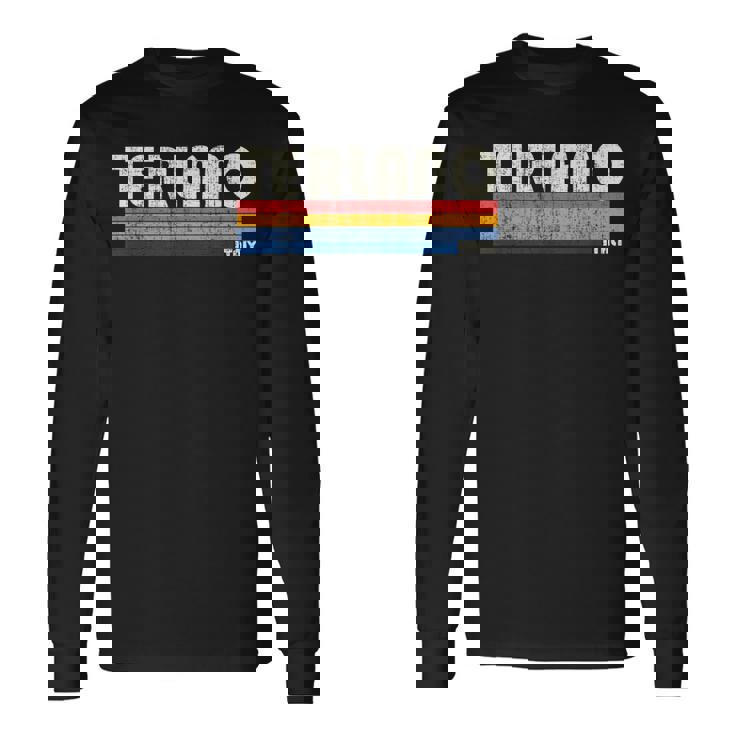 Terlano、イタリア レトロ 70年代80年代スタイル 長袖Tシャツ