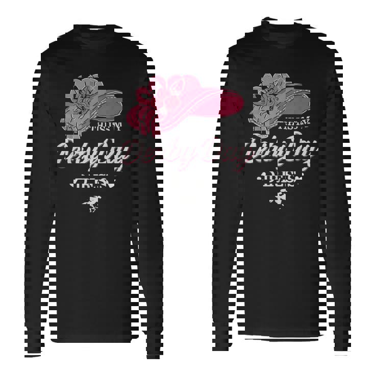This Is My Derby Dayドレス 面白い競馬衣装 長袖Tシャツ
