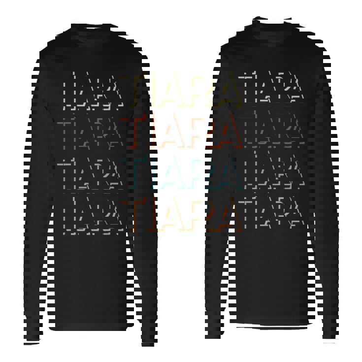 Tiara First Name 名前入り 長袖Tシャツ