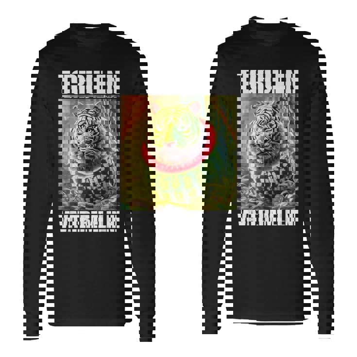 Tigrullini Watermellini イタリアンブレインロットミーム 長袖Tシャツ ギフトのアイデア