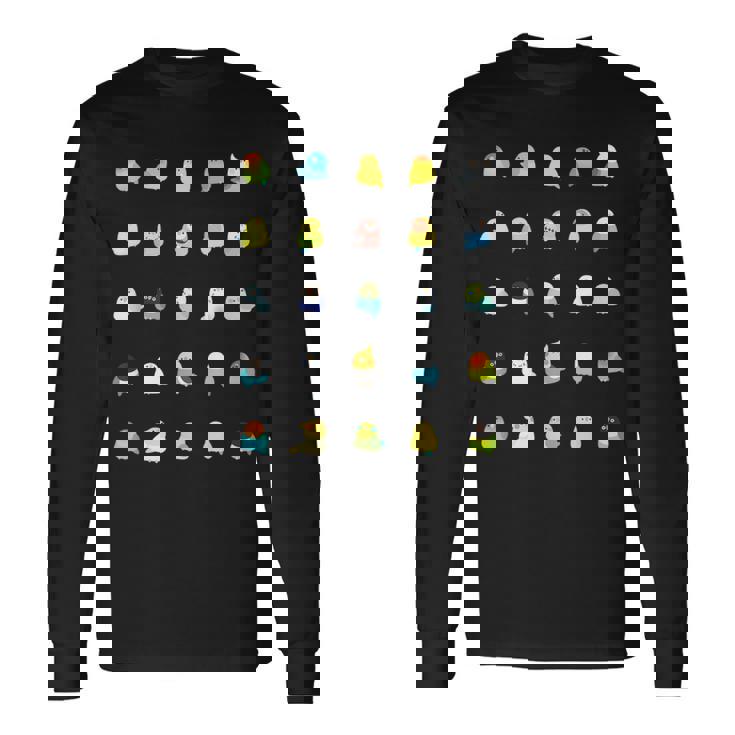 Tiny Birdies インコ 長袖Tシャツ