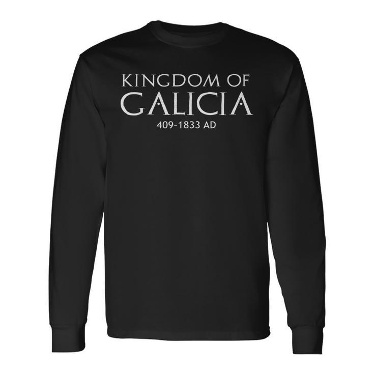 Historia Europea Del Reino De Galicia Camiseta de manga larga