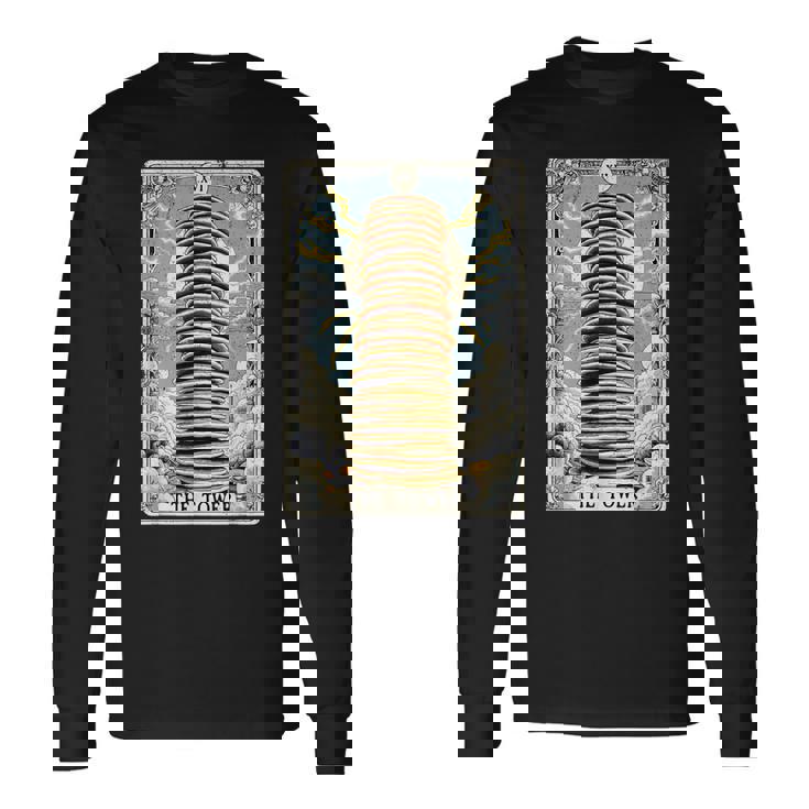 The Tower タロットカード パンケーキタワー 朝食 恋人 パンケーキ 長袖Tシャツ