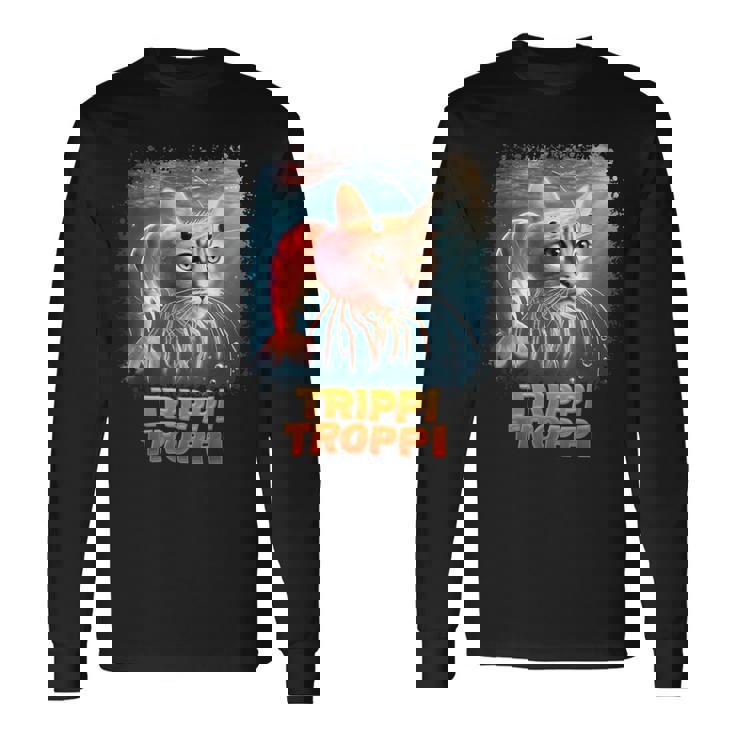 Trippi Troppi イタリアンブレインロットミーム 長袖Tシャツ ギフトのアイデア